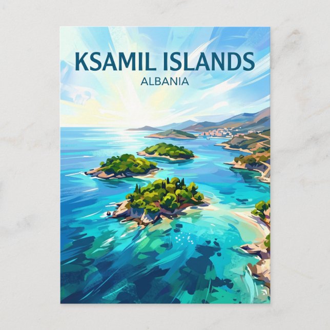 Ksamil Islands Albania Postcard (Front)
