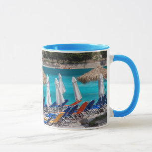 Ksamil, town beachfront mug