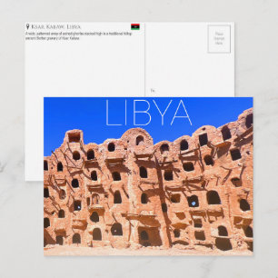 Ksar Kabaw, Libya Travel Postcard