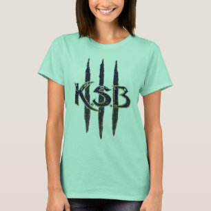 KSB Blue Grunge Logo T-Shirt