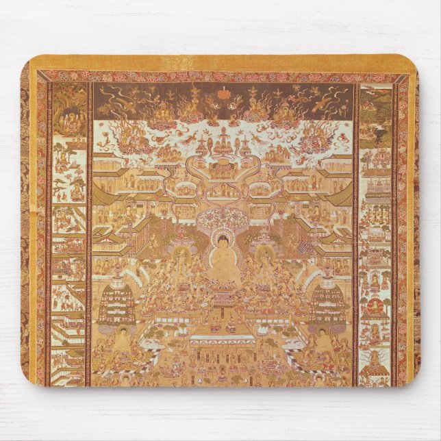 Kshitigarbha, Judge of Hell, from Dunhuang Mouse Pad (Front)