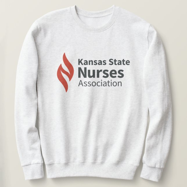 KSNA Logo Light Coloured Sweatshirt (Design Front)
