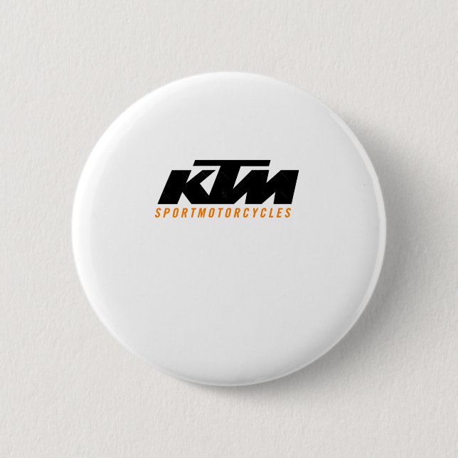 Ktm Logo Sticker2  6 Cm Round Badge (Front)
