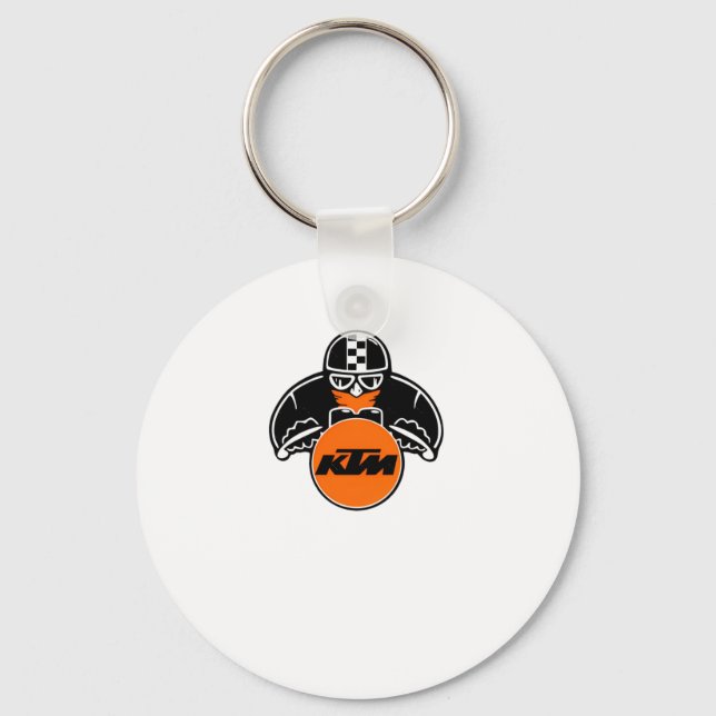 Ktm Logo Sticker4  Key Ring (Front)