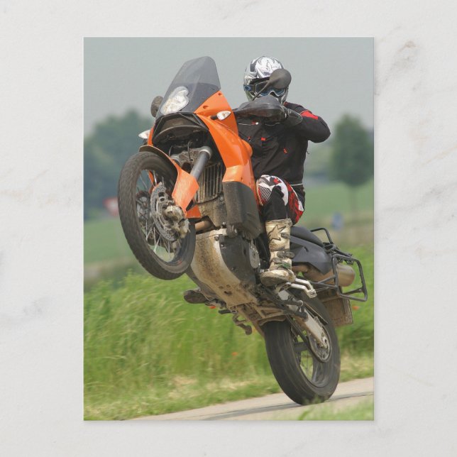 KTM Wheelie Postcard (Front)