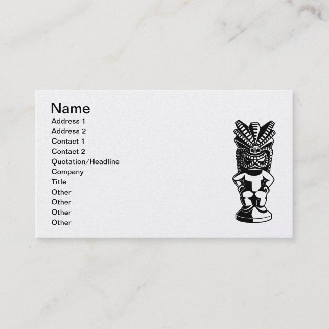 KU-TIKI BUSINESS CARD (Front)