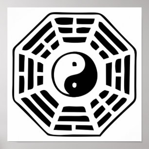 Kua Bagua Symbol Poster