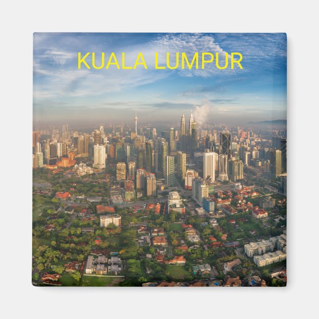 Kuala Lumpur Cityscape Magnet (Front)