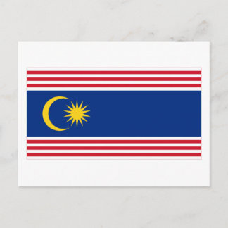 Kuala Lumpur flag Postcard