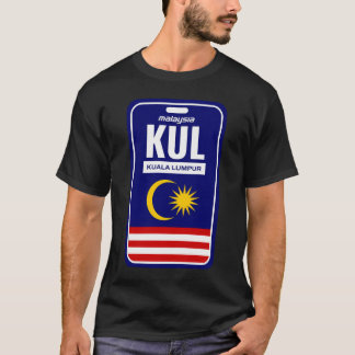 Kuala Lumpur (Kul) Baggage Tag Sticker  T-Shirt