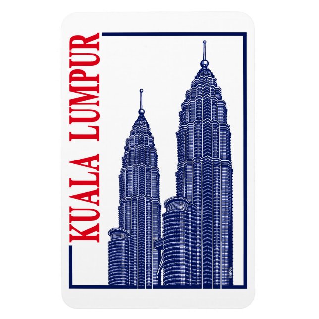 Kuala Lumpur Magnet (Vertical)