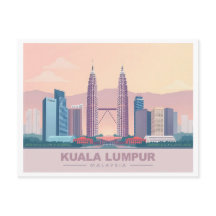 Kuala Lumpur Malaysia Pastel Travel