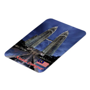 Kuala Lumpur - Malaysia - Petronas Twin Towers - Magnet