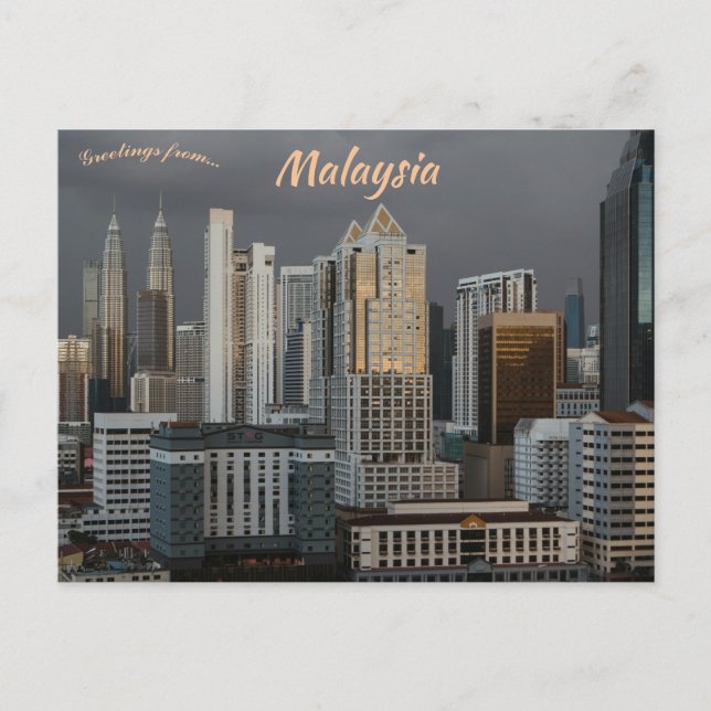 Kuala Lumpur Malaysia Postcard (Front)