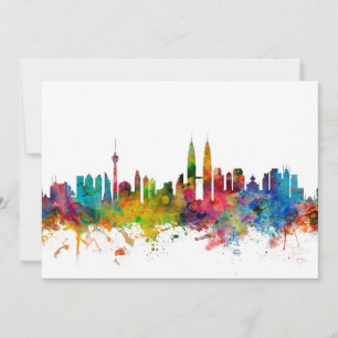 Kuala Lumpur Malaysia Skyline