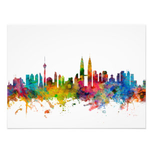 Kuala Lumpur Malaysia Skyline Photo Print