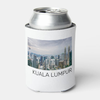 Kuala Lumpur Malaysia Skyline Vintage Souvenir Can Cooler