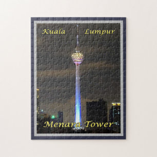 Kuala Lumpur Menara Tower - Malaysia - Jigsaw Puzzle