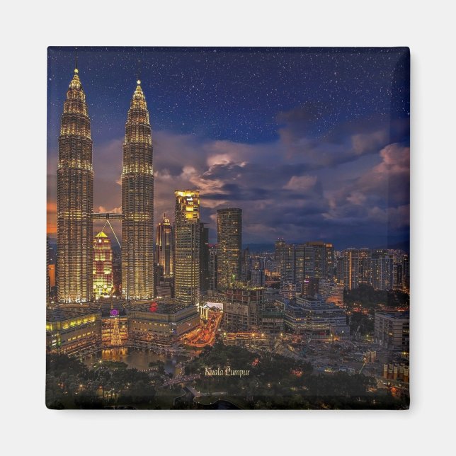 Kuala Lumpur, Petronas Twin Towers, Magnet (Front)
