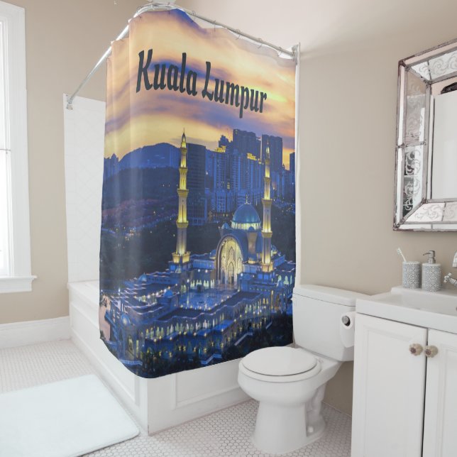 Kuala Lumpur Shower Curtain (In Situ)