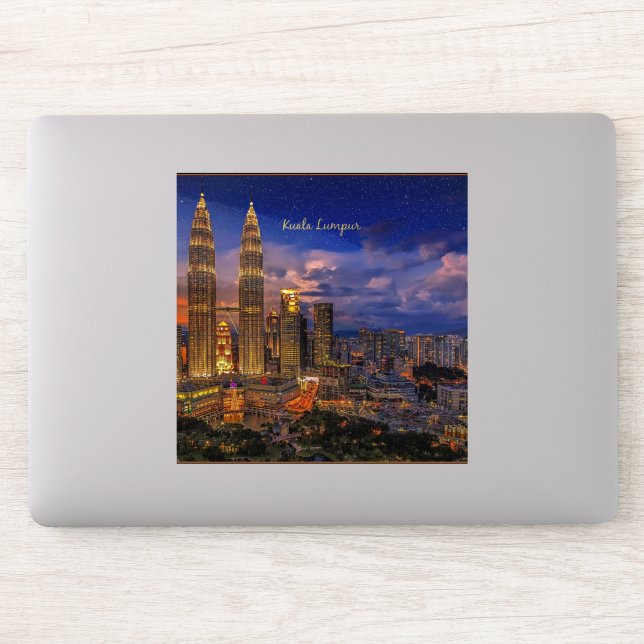 Kuala Lumpur skyline at night (Computer)