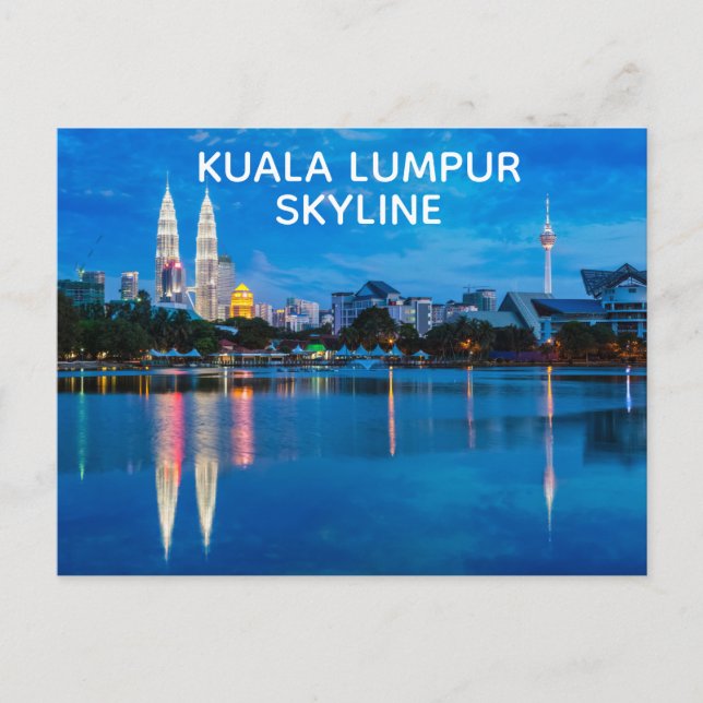 Kuala Lumpur Skyline Postcard (Front)