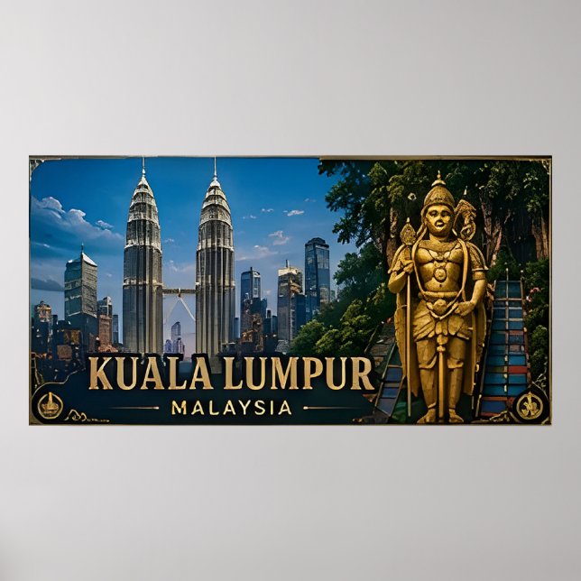 🧲 Kuala Lumpur Travel Memory For Vacation Days 🧲 Poster (Front)