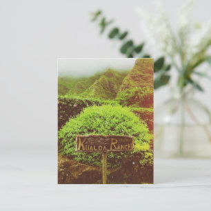 Kualoa Ranch Holiday Postcard