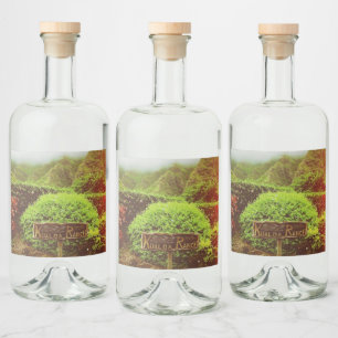 Kualoa Ranch Liquor Bottle Label