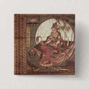 Kuan-yin, Goddess of Compassion 15 Cm Square Badge