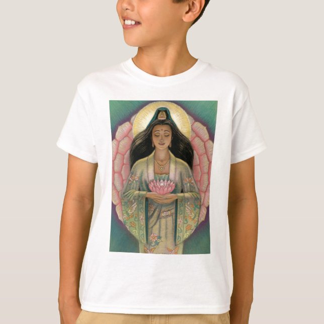 Kuan Yin Goddess of Compassion T-Shirt (Front)