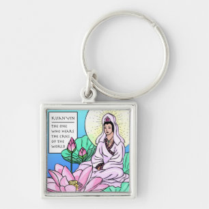 Kuan Yin, Quan Yin, Hears Your Cries Key Ring