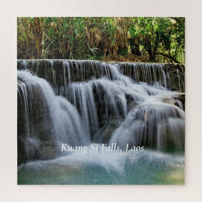 Kuang Si Falls, Laos Jigsaw Puzzle (Vertical)