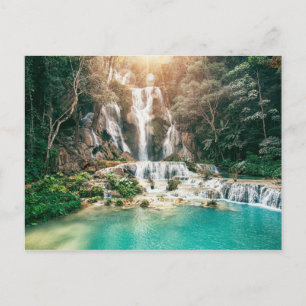 Kuang Si Falls Luang Prabang Postcard