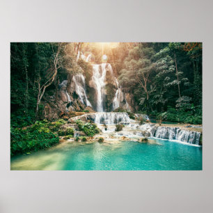 Kuang Si Falls Luang Prabang Poster