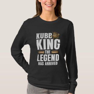 Kub Player Viking Chess Legend Yard Game Set Lover T-Shirt
