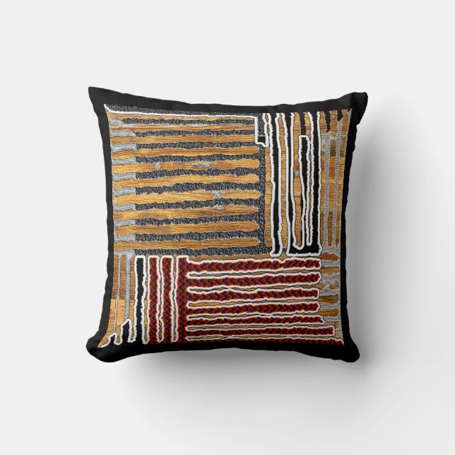 Kuba Cloth Print    Cushion (Front)