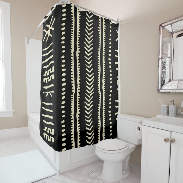  ‘Kuba Heritage’  Shower Curtain (In Situ)