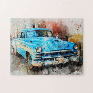 Kuba - Oldtimer Jigsaw Puzzle