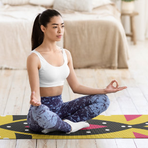 kuba tribal yoga mat