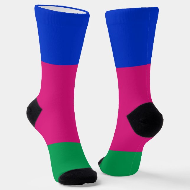 Kuban People's Republic Flag Socks (Angled)