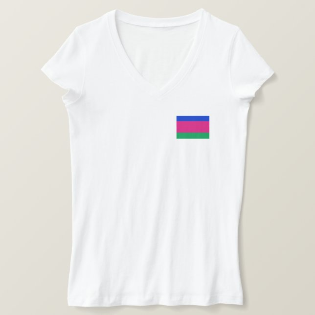 Kuban People's Republic Flag T-Shirt (Design Front)