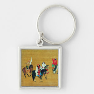 Kublai Khan Hunting, Yuan dynasty Key Ring