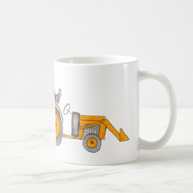 Kubota And Hens Small Coffee Mug (Right)