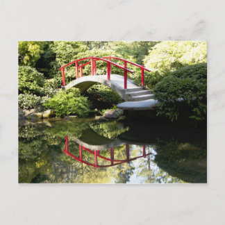 Kubota Gardens Bridge Postcard