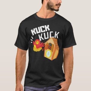 Kuck Kuck Schwarzwald Uhr Lustiges Schwaben Motiv T-Shirt