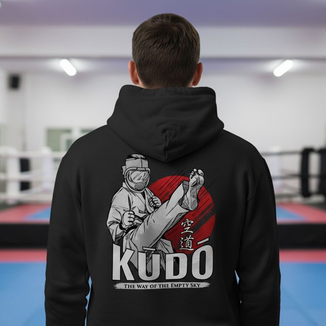 Kudo Martial Art - Fighter and Kanji Design Hoodie (Creator Uploaded)