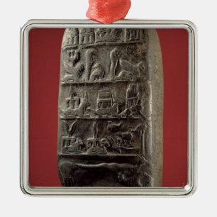 Kudurru of King Melishikhu II Metal Tree Decoration