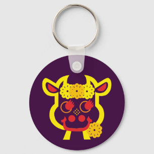 Kuh Schlüsselanhänger Key Ring