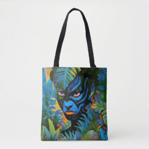 “Kuiráya” – Painted Leaf - Women In Amazonia Tote Bag